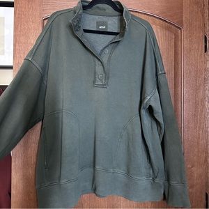 Aerie The Good Times Henley Sweatshirt